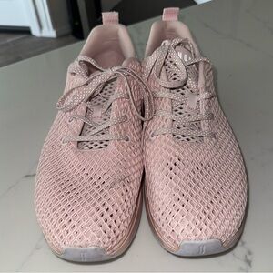 NOBULL Dusty Rose Tie-dye Mesh Runner Women’s Shoes.